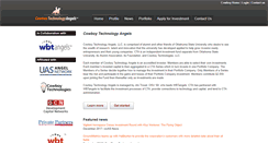 Desktop Screenshot of cowboytechnologyangels.com